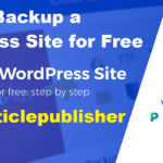 How to Backup a WordPress Site for Free