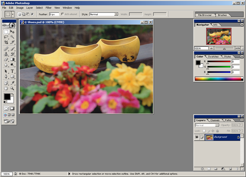 Understanding the Basics of Adobe Photoshop 7.0