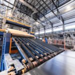 Manufacturing factory, wide-focus lens