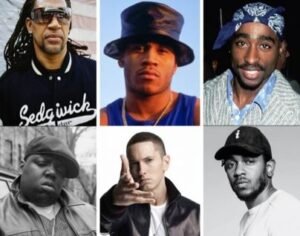 There are various items concerning well-known rappers like Snoop Dogg, Travis Scott, etc. in the store called Rapper Merch