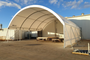 Dome Shelters as Workstations: Enhancing On-Site Efficiency & Security