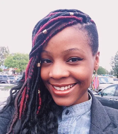 Red Faux Locs Inspiration and Tips