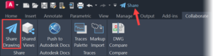 AutoCAD Share Collaboration