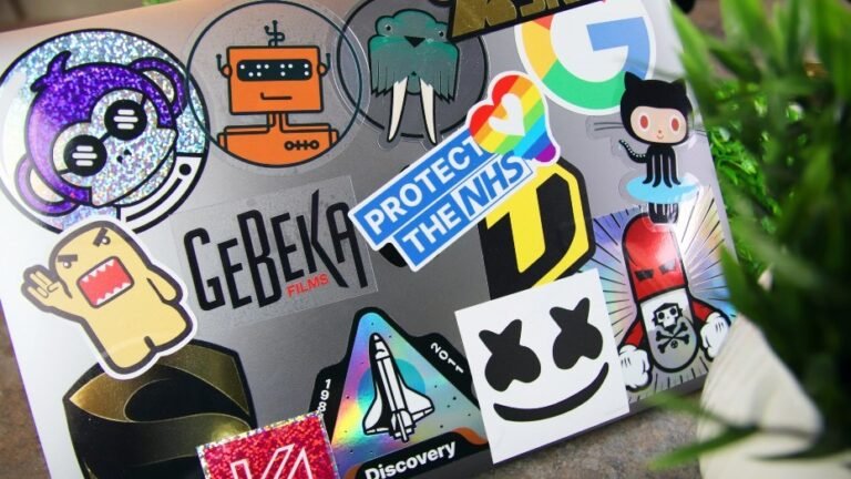 Laptop Stickers in Bulk: Sticker Materials That You Should Look For
