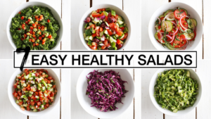 Seven Healthy Homemade Salad Recipes: A Week of Nutritious and Delicious Meals