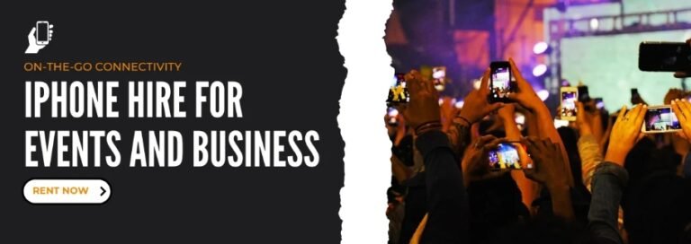 On-the-Go Connectivity | iPhone Hire for Events and Business
