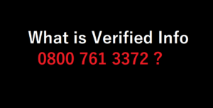 What is Verified Info 0800 761 3372?