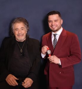 In the realm of haute horlogerie, the TisMo Geneve “Sonny” Watch—a homage to Al Pacino—has become famous.