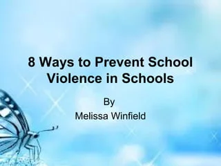 7 Useful Strategies to Prevent School Violence