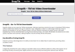 How to Download TikTok Videos Without a Watermark Using Snaptik