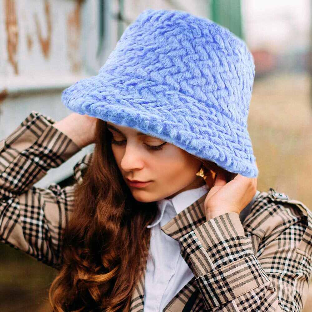 A Warm, Cozy, and Elegant Winter Outlook with Sophisticated Winter Bucket Hats Designs