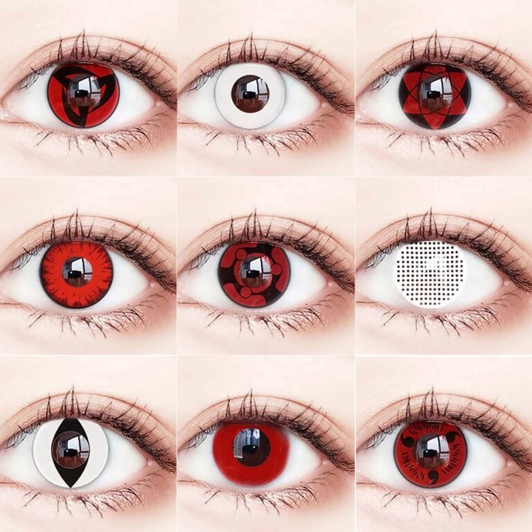 Crimson Gaze: Sharingan Eye Contacts for Ultimate Focus