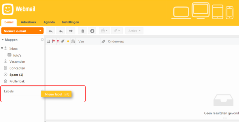 Setting up Telenet Webmail Account