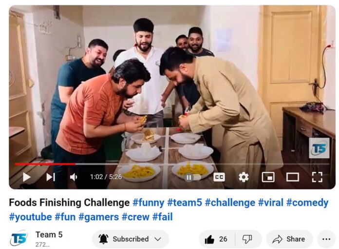 Foods Finishing Challenge #funny #team5 #challenge #viral #comedy #youtube #fun #gamers #crew #fail