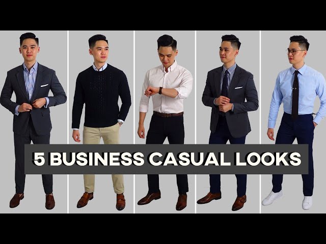 What are the key elements of ‘business casual’ wear