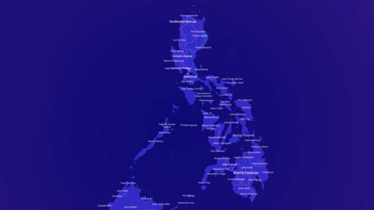 How does a notable people map determine prominence?