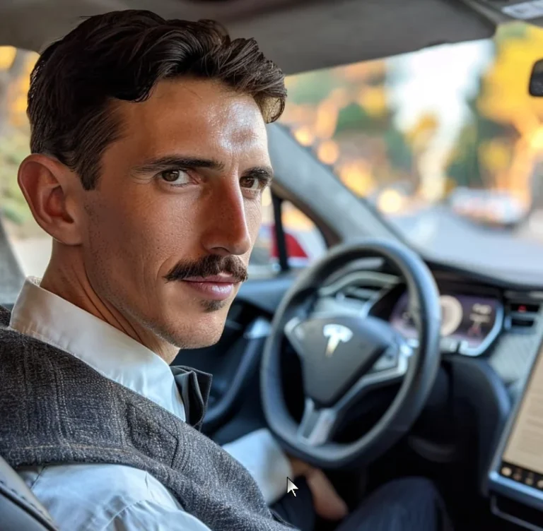 What technology is used to Tesla Colorized images?