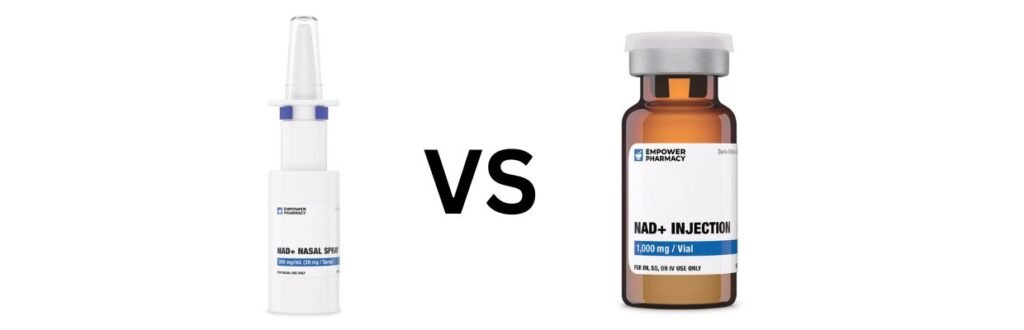 NAD+ Nasal Spray vs. Injection: Which One Works Best? NAD+ Nasal Spray vs. Injection: Which One Works Best?
