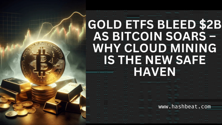 Gold ETFs Bleed B as Bitcoin Soars – Why Cloud Mining Is the New Safe Haven