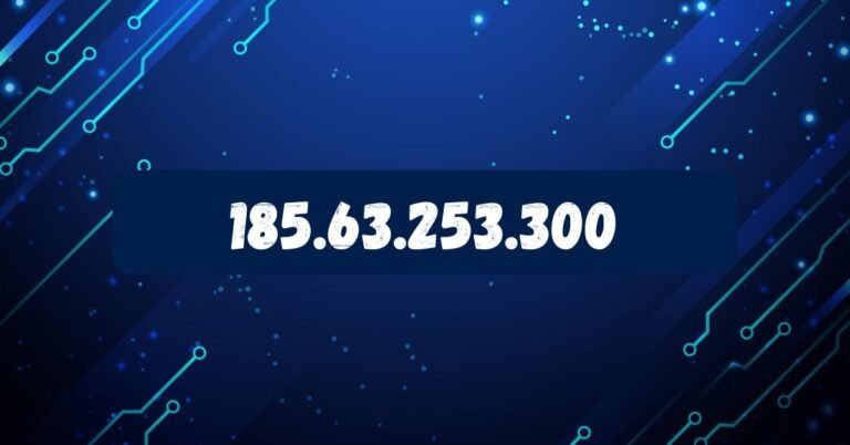185.63.253.300: A Technical and Conceptual Overview