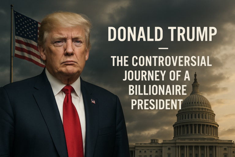 Donald J. Trump: A Biography of Ambition, Controversy, and Power