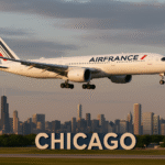 Air France A350 Chicago Flight Return