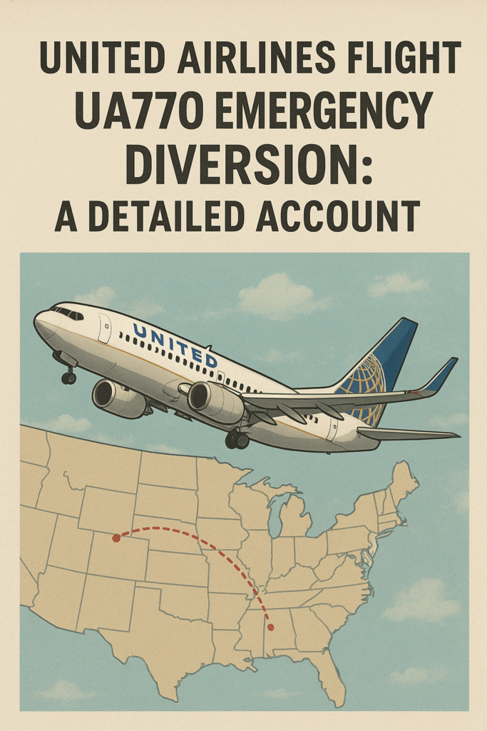 United Airlines Flight UA770 Emergency Diversion