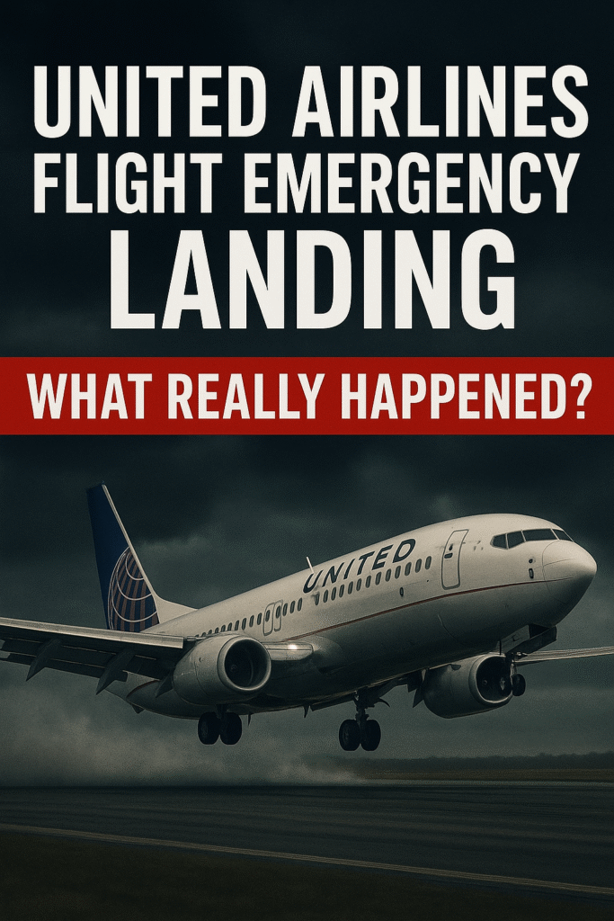 united airlines flight emergency landing