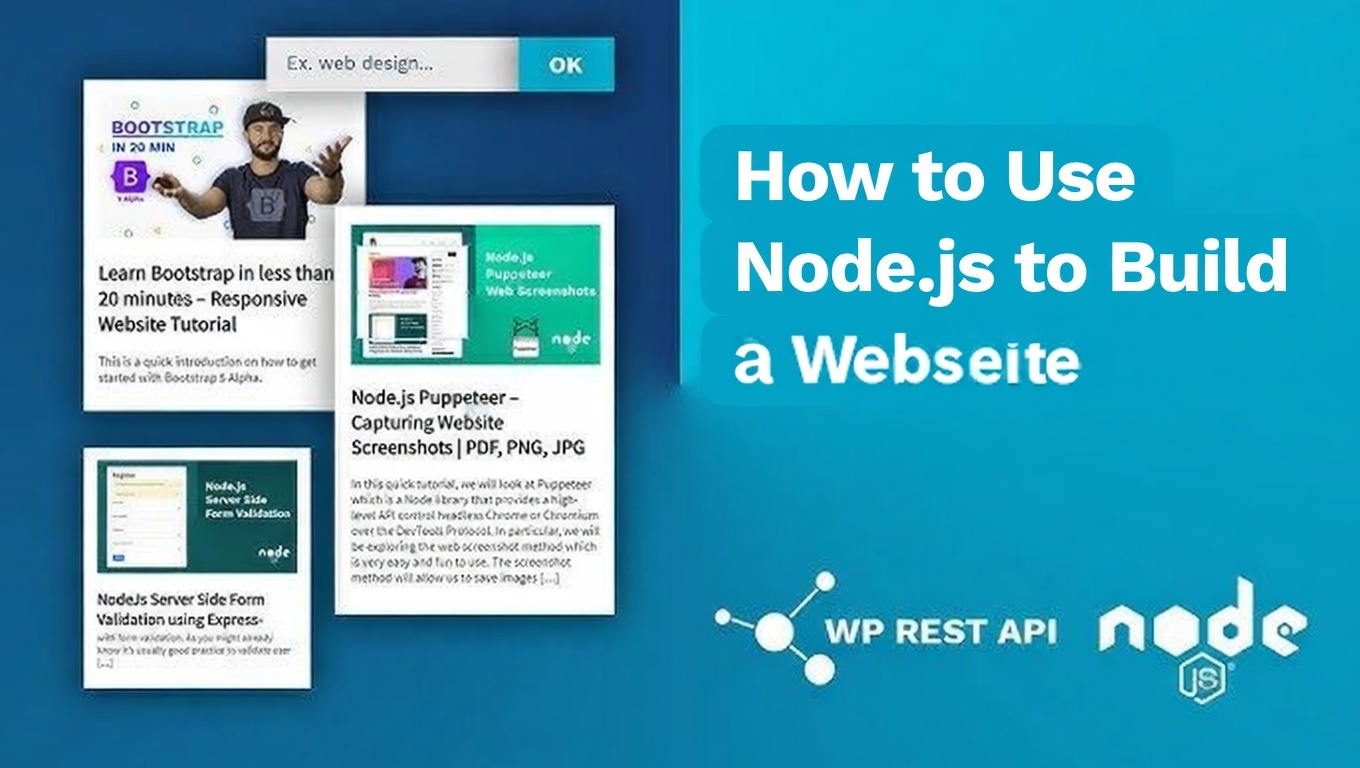 How to Use Node.js to Build a Website