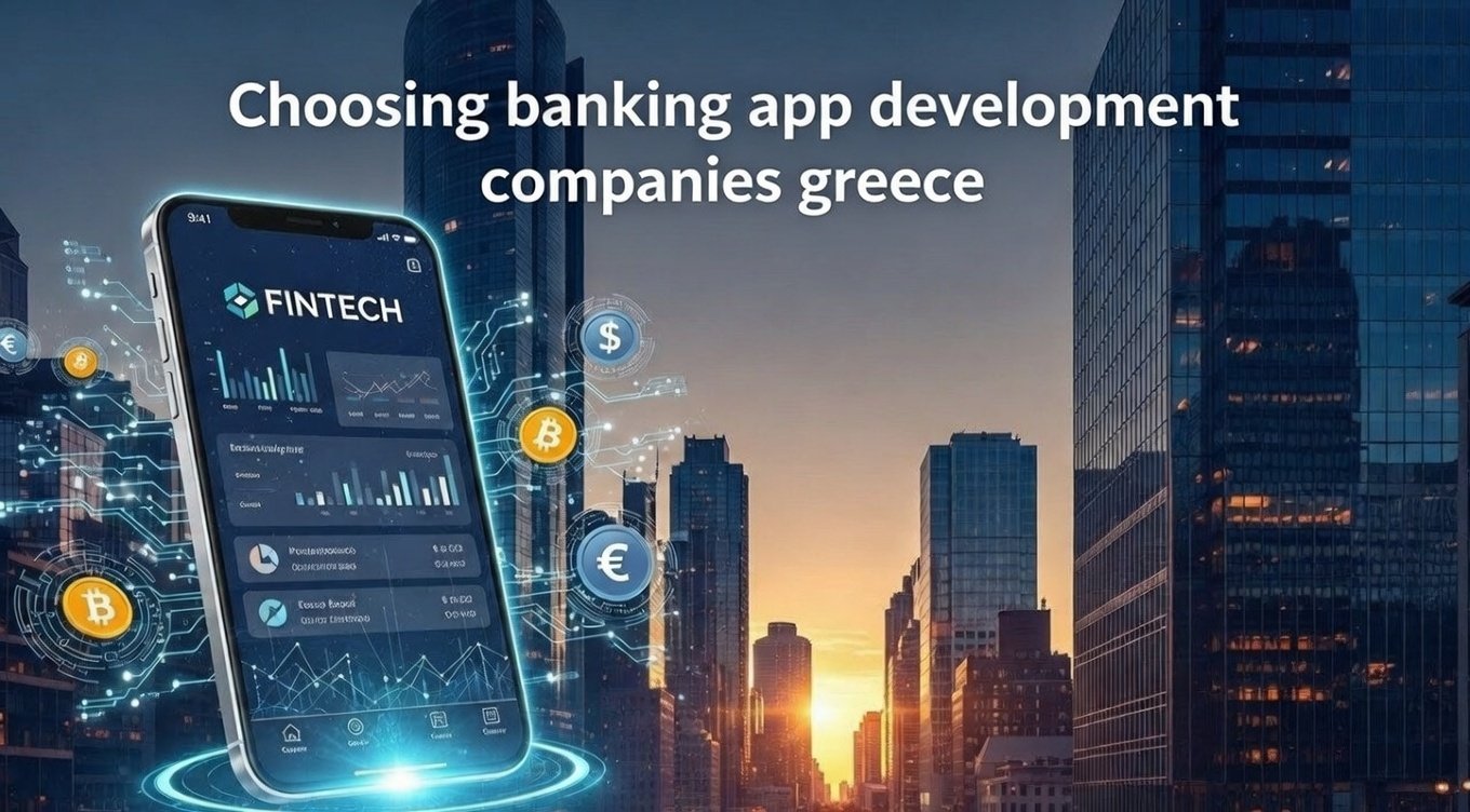 Choosing banking app development companies greece