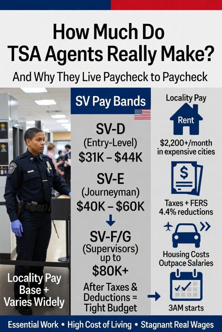 How Much Do TSA Agents Really Make and Why They Live Paycheck to Paycheck