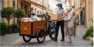 Addmotor E‑325 Electric Cargo Bike Built for Community Service