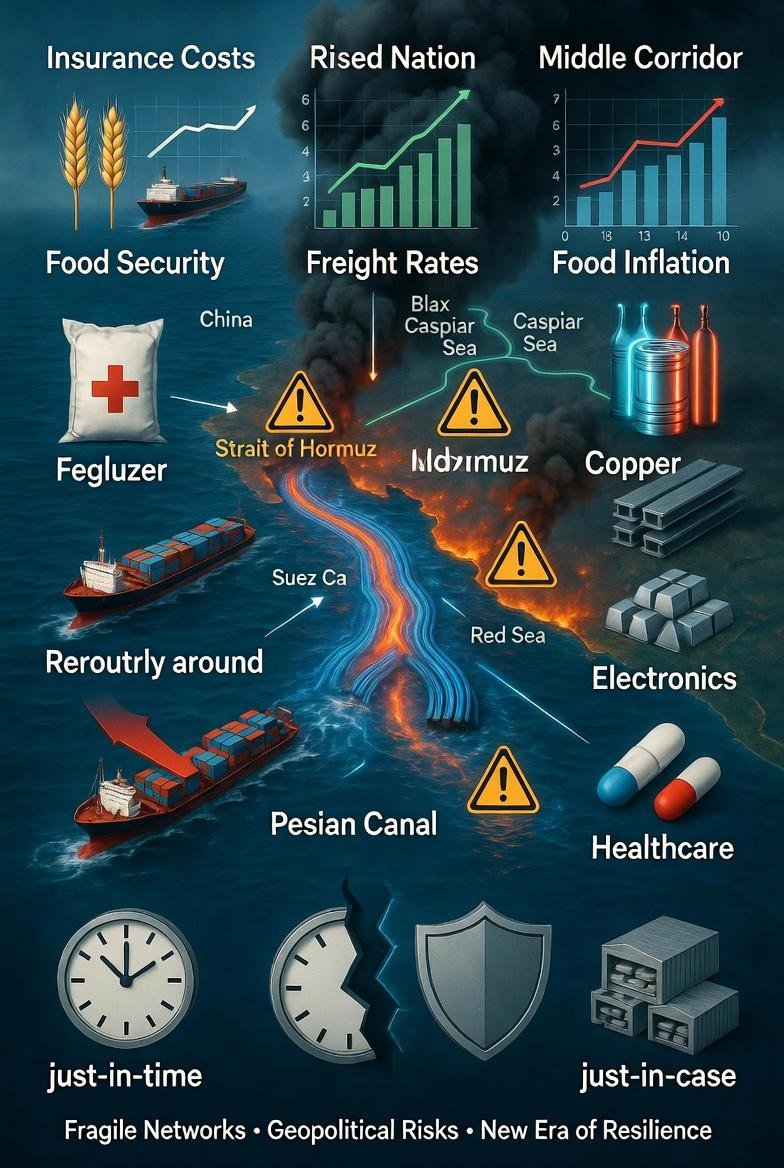 Critical supply chains upended by the war in Iran besides just oil Critical supply chains upended by the war in Iran besides just oil