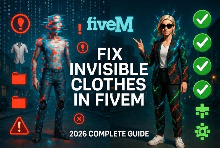 How to Fix Invisible Clothes in FiveM (Complete 2026 Guide)
