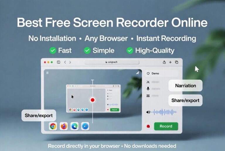 Best Free Screen Recorder Online Without Installation for Fast, Simple, High-Quality Recording on Any Browser