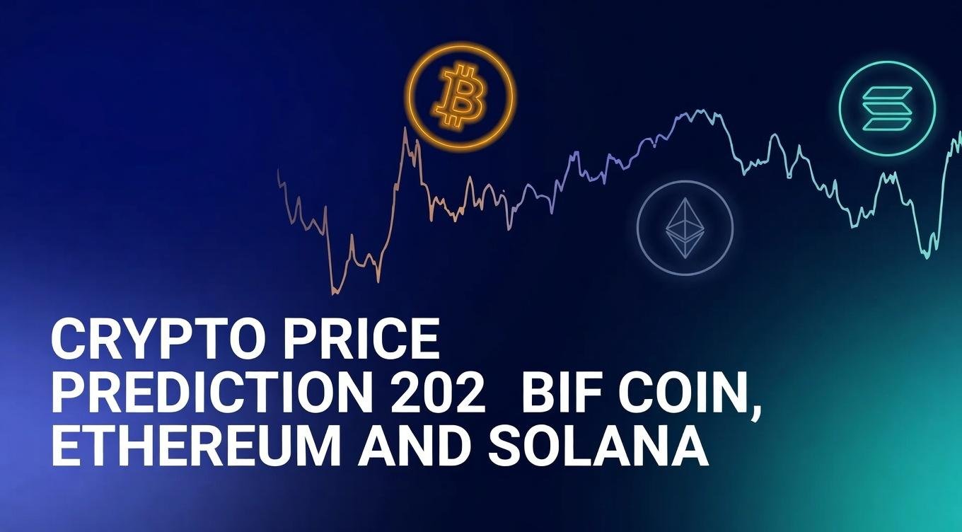 Crypto Price Prediction 2026: Bitcoin, Ethereum and Solana Outlook Crypto Price Prediction 2026: Bitcoin, Ethereum and Solana Outlook