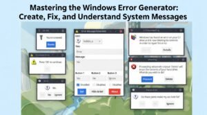Mastering the Windows Error Generator: Create, Fix, and Understand System Messages