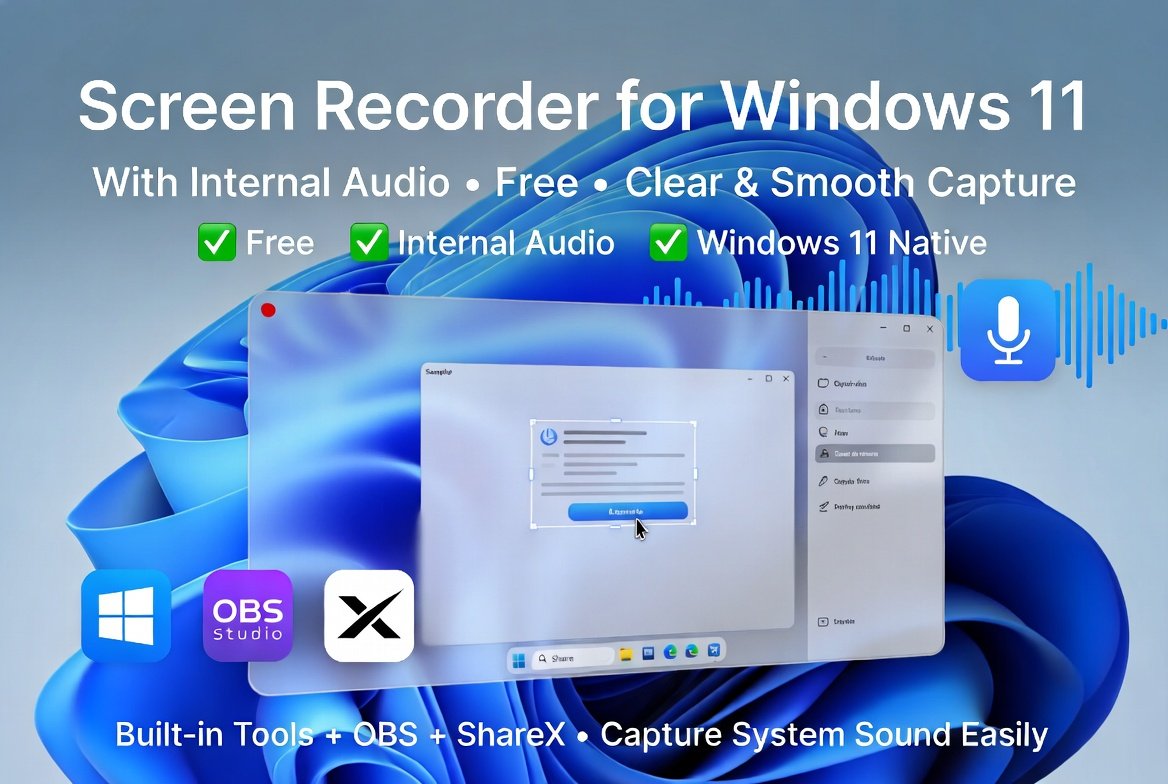 Free Windows 11 Screen Recording Guide for Clear Audio and Easy Results
