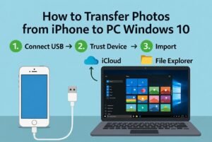 How to Transfer Photos from iPhone to PC Windows 10: Easy Methods for All Users
