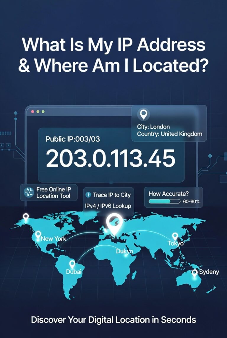 What Is My IP Address and Where Am I Located: A Complete Guide to Trace IP Address to City