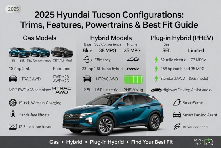 Configurations for 2025 Hyundai Tucson: Trim Choices, Features, Powertrains, and Best Fit Guide