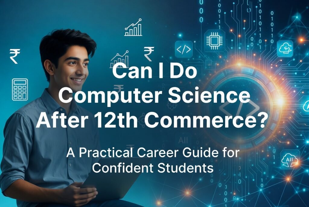 Can I do computer science after 12th commerce?