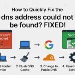 How to Quickly Fix the dns address could not be found Error on Any Device