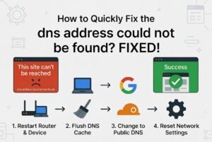 How to Quickly Fix the dns address could not be found Error on Any Device