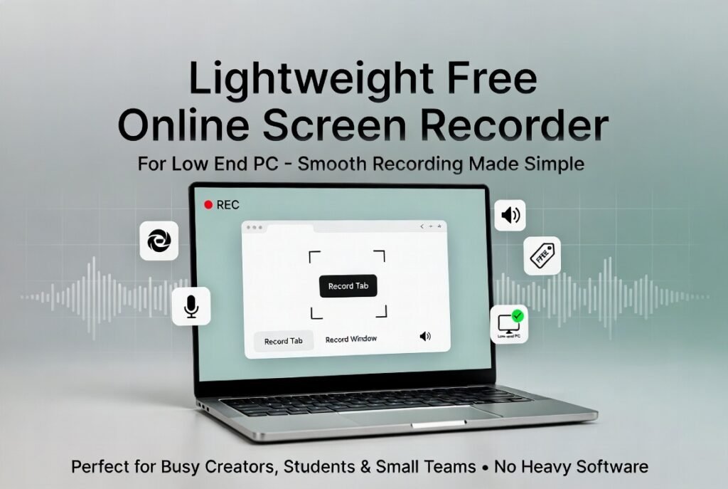 How to Record Smoothly on a Modest Computer: A Practical Guide for Everyday Use