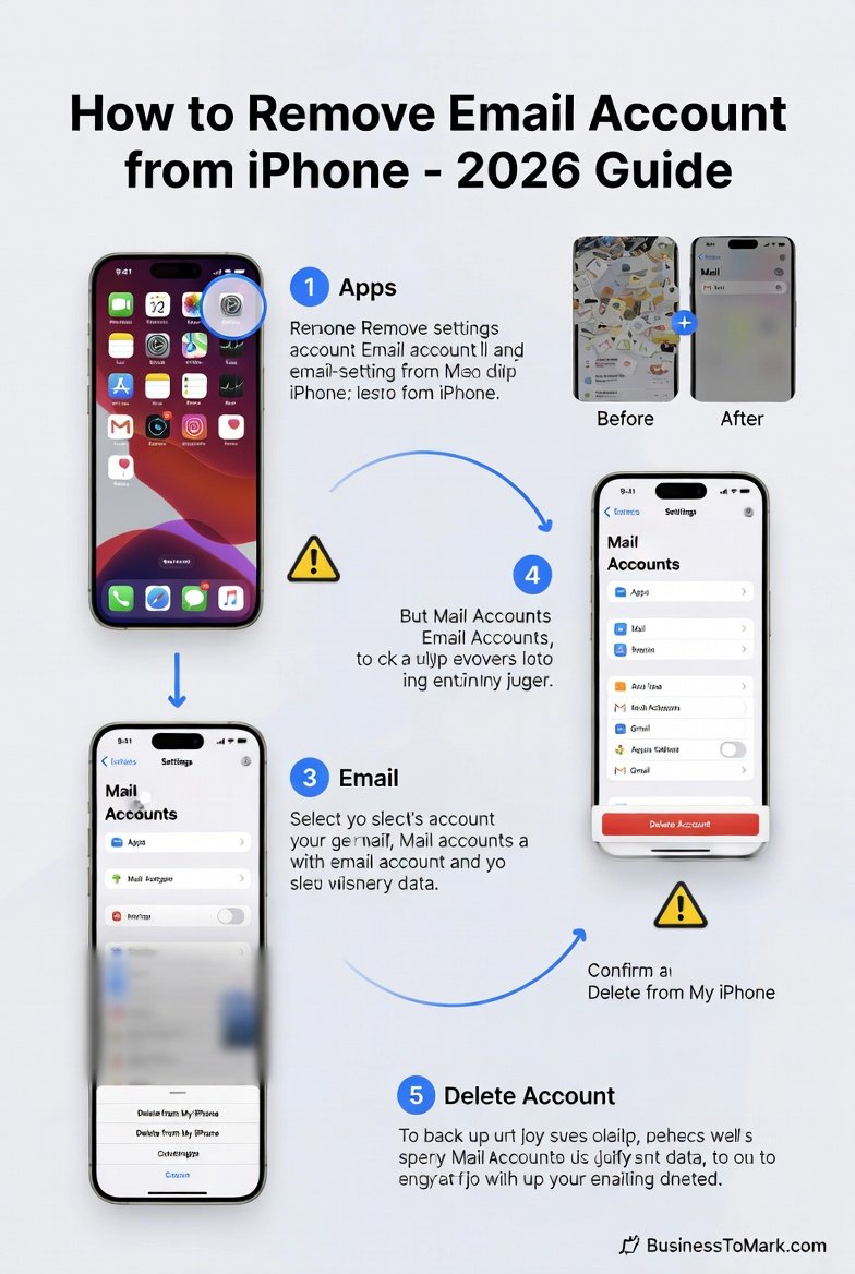 Complete Guide on How to Remove Email Account from iPhone Quickly and Securely in 2026