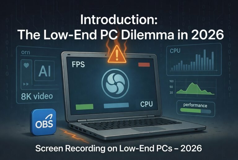 What is the Best Screen Recording Software for Low-End PCs in 2026?