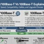 10/100Base T Vs 100Base T Explained: Speed, Compatibility, Cables, and Upgrade Choices