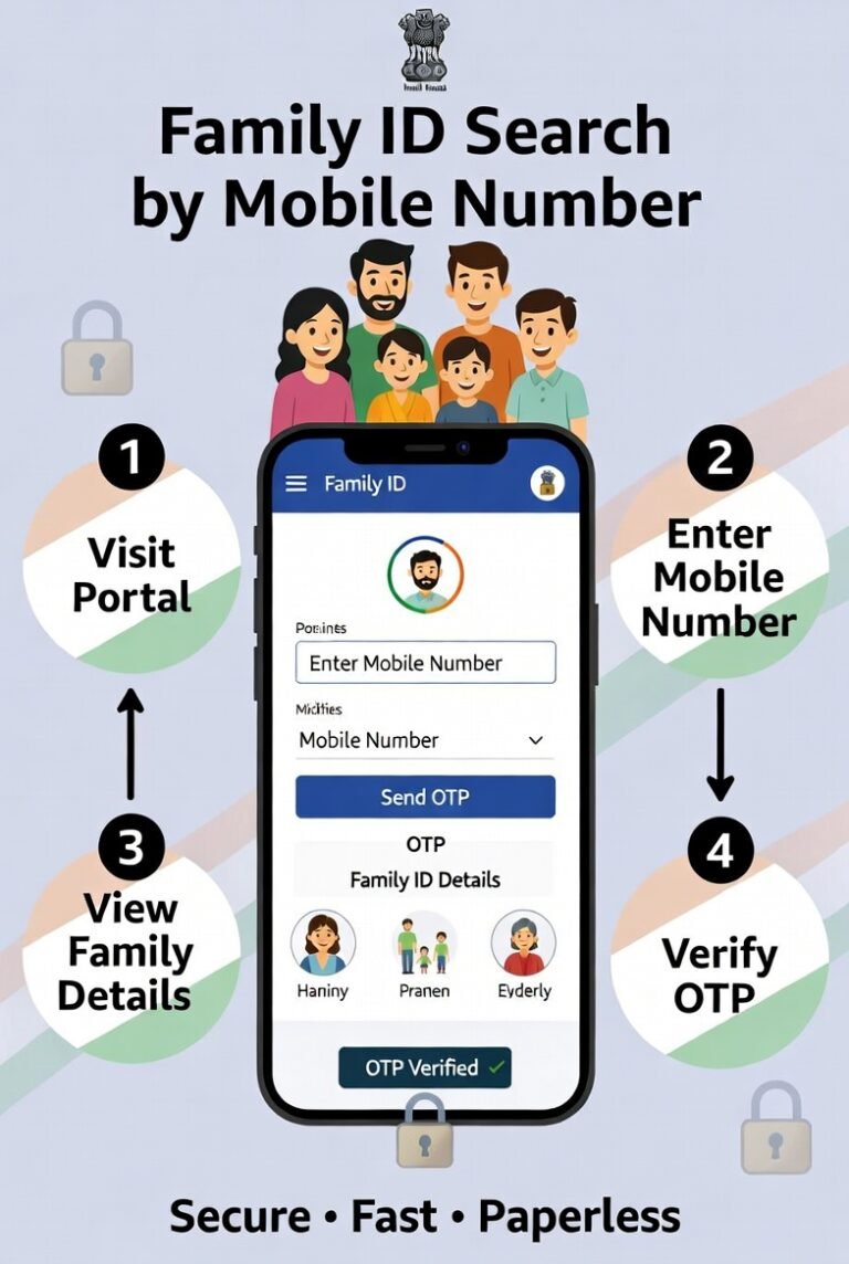 How to Do Family ID Search by Mobile Number Step by Step in 2026