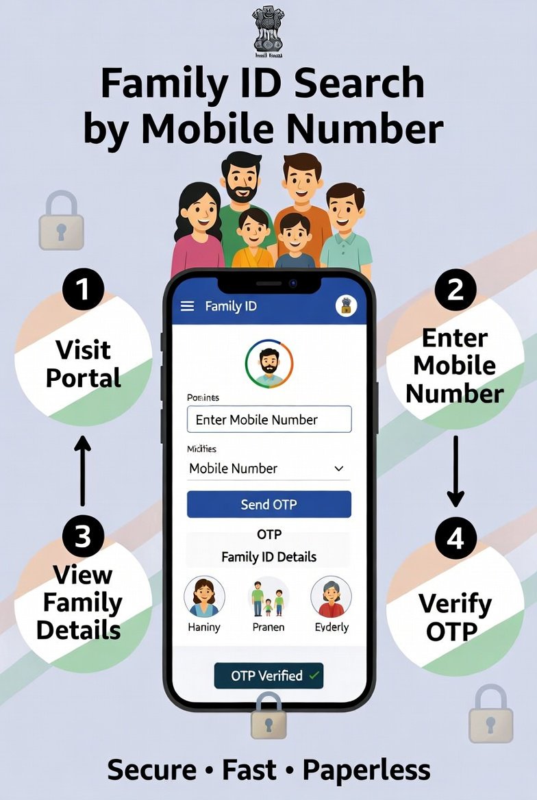 family id search by mobile number